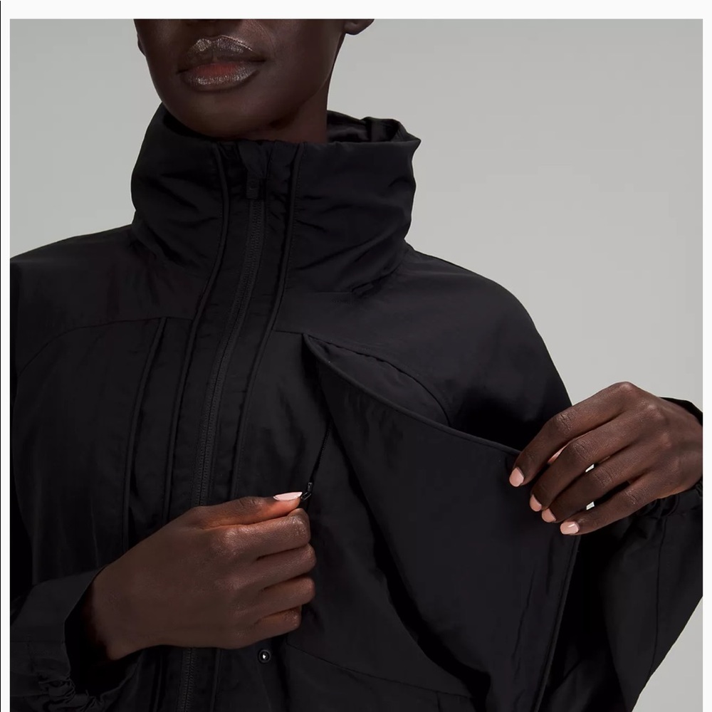 Lululemon Always Effortless jacket black 8 excellent